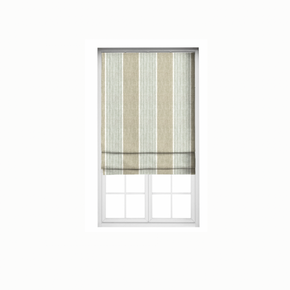 Roman Stripes Blind  light gray polyester linen FABRICS