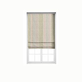 Roman Stripes Blind FABRICS GRAY  LIGHT BLUE  STRIPES