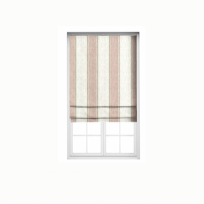 Roman Stripes rose gold stripes polyester linen Blind fabrics