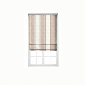 Roman Stripes rose gold gray polyester linen  Blind fabrics