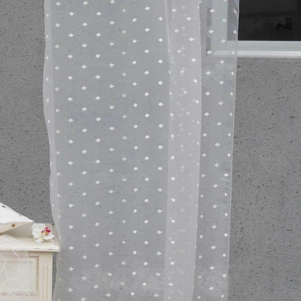 SINTRA EMBROIDERY DOT  SHEER CURTAIN  FABRIC 29014