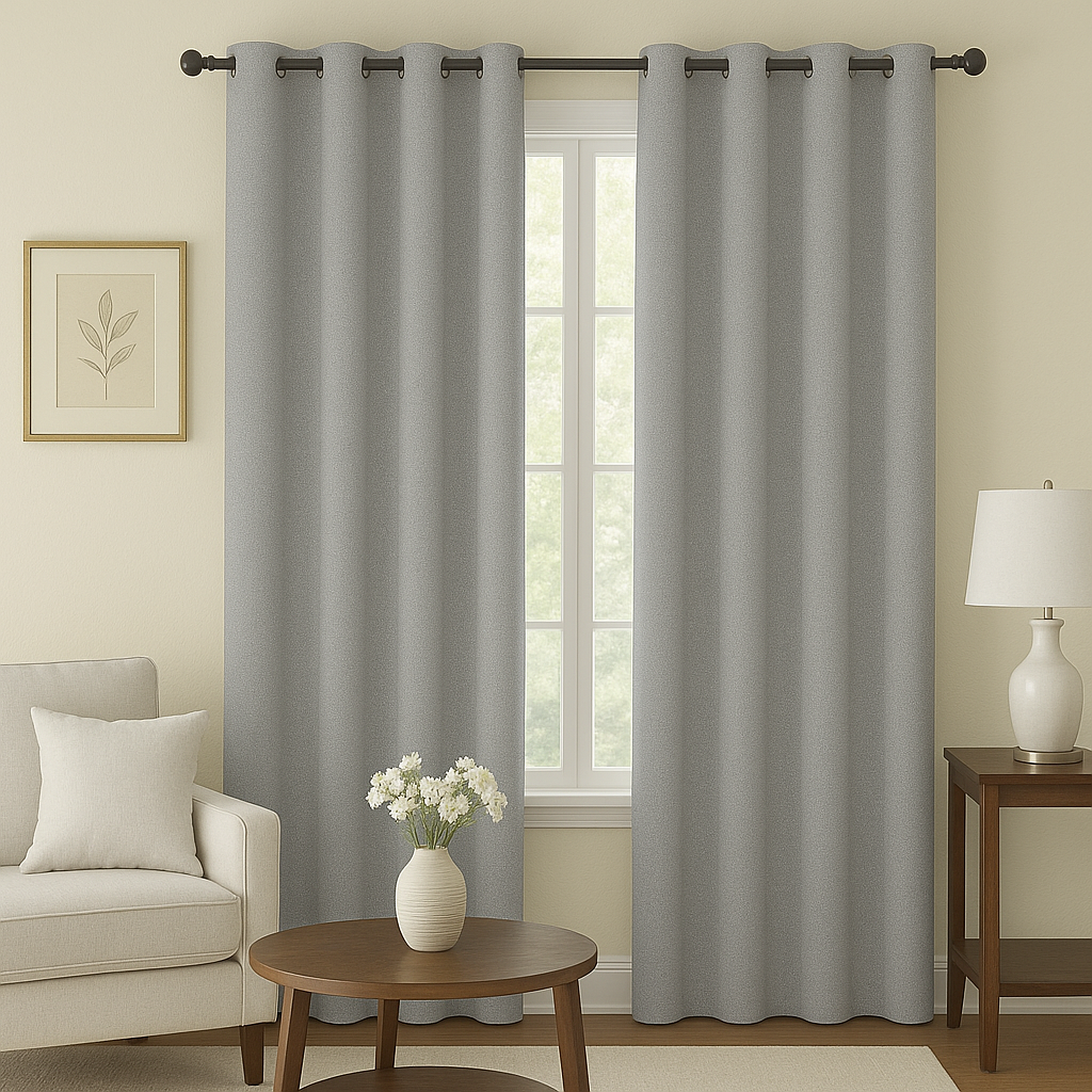 STANFORD  JACQUARD PLAIN TEXTURE  MAIN CURTAIN FABRICS E