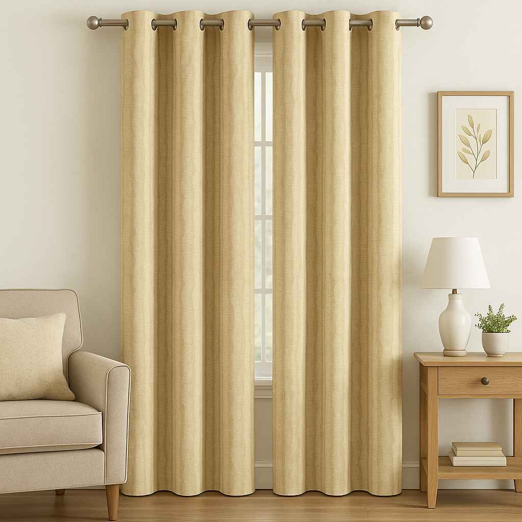 STANFORD  JACQUARD STRIPES MAIN CURTAIN FABRICS D
