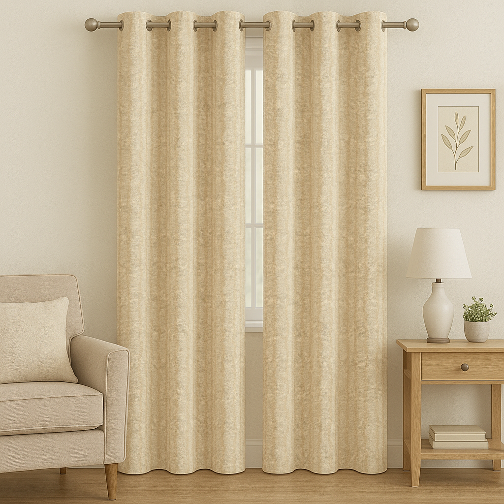STANFORD  JACQUARD STRIPES MAIN CURTAIN FABRICS B