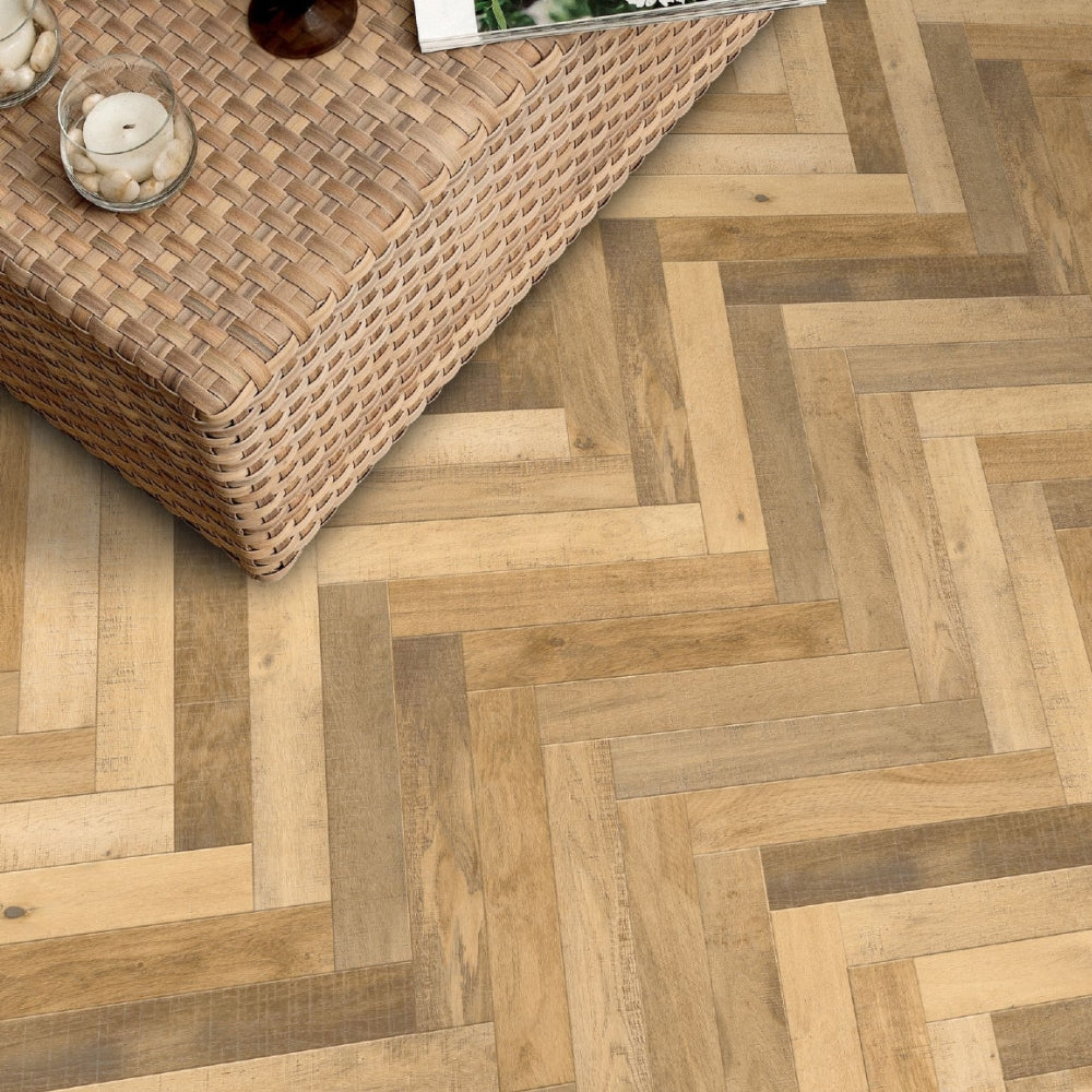 Reserve Herringbone Collection-Alluring Walnut Premium