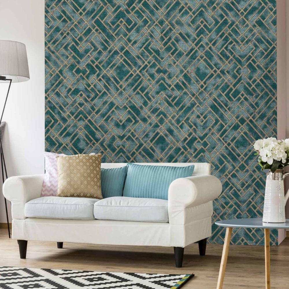 Labyrinth Rhythm home decor wall cover wallpapers