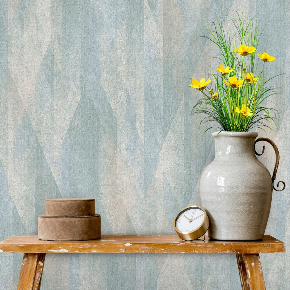 Scandi Geo abstract home decor wall cover wallpapers