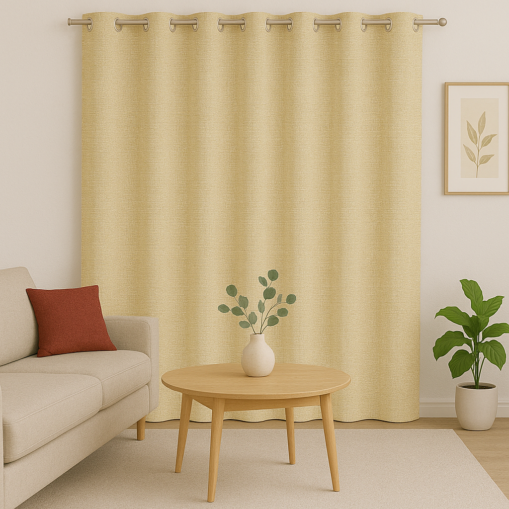 WINSTON MAIN STRIPE TEXTURE MAIN CURTAIN  FABRIC D