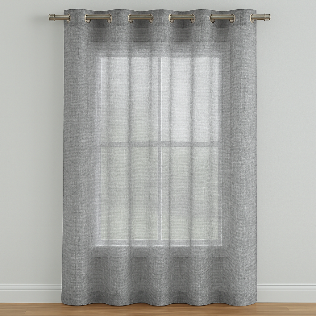 Bloom  32843 Textures Sheer Curtain Fabric – 100% Polyester