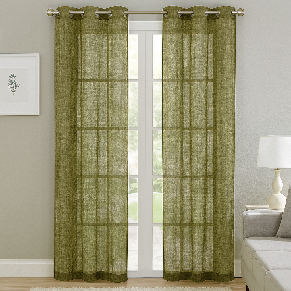 Bloom  32835 Textures Sheer Curtain Fabric – 100% Polyester