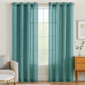 Bloom  32806 Textures Sheer Curtain Fabric – 100% Polyester