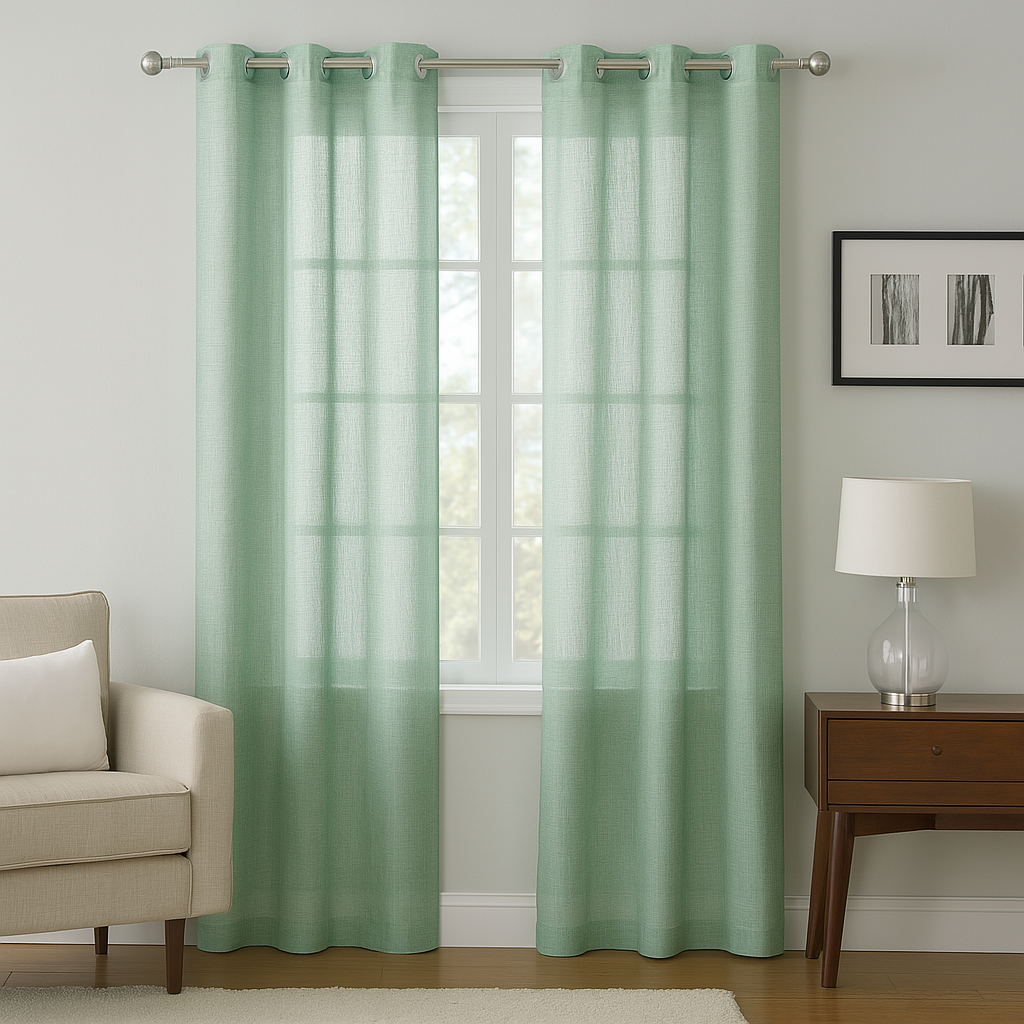 Bloom  32830 Textures Sheer Curtain Fabric – 100% Polyester