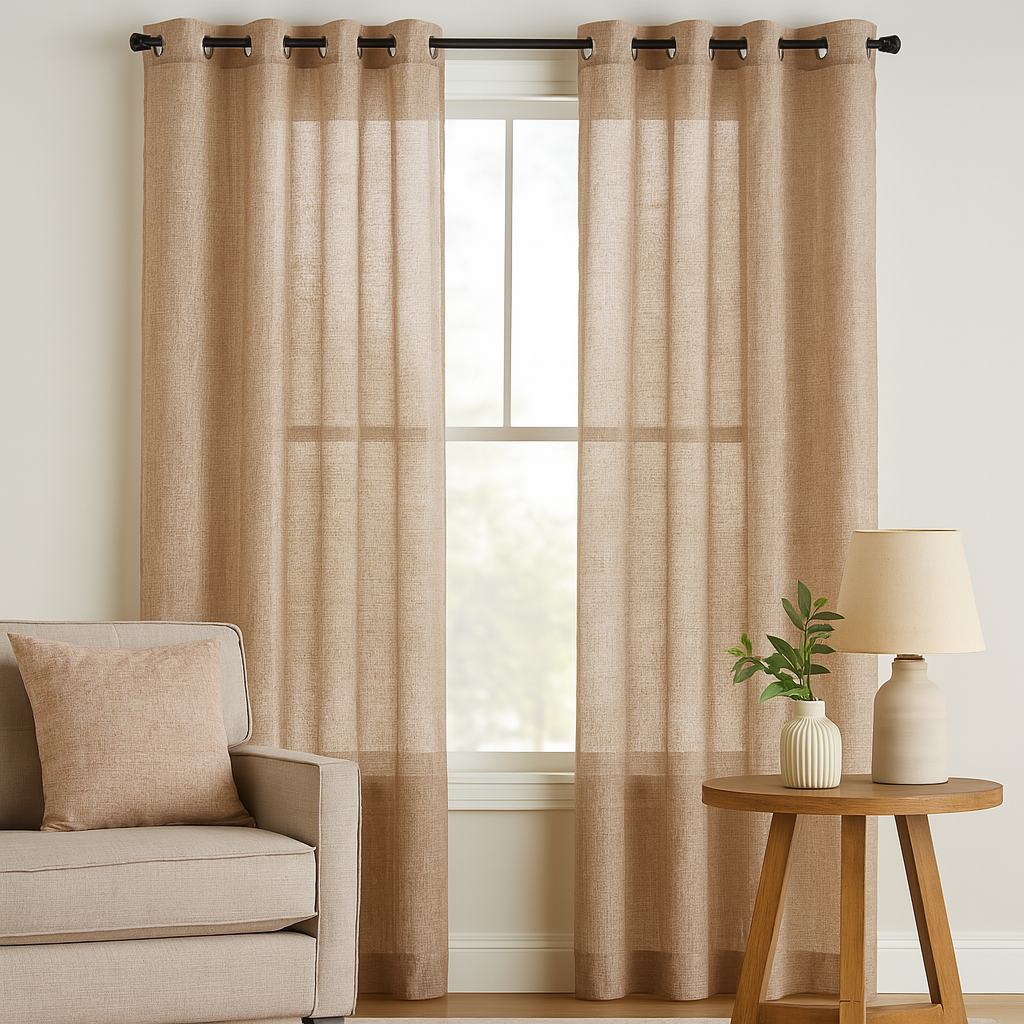 Bloom  32810 Textures Sheer Curtain Fabric – 100% Polyester