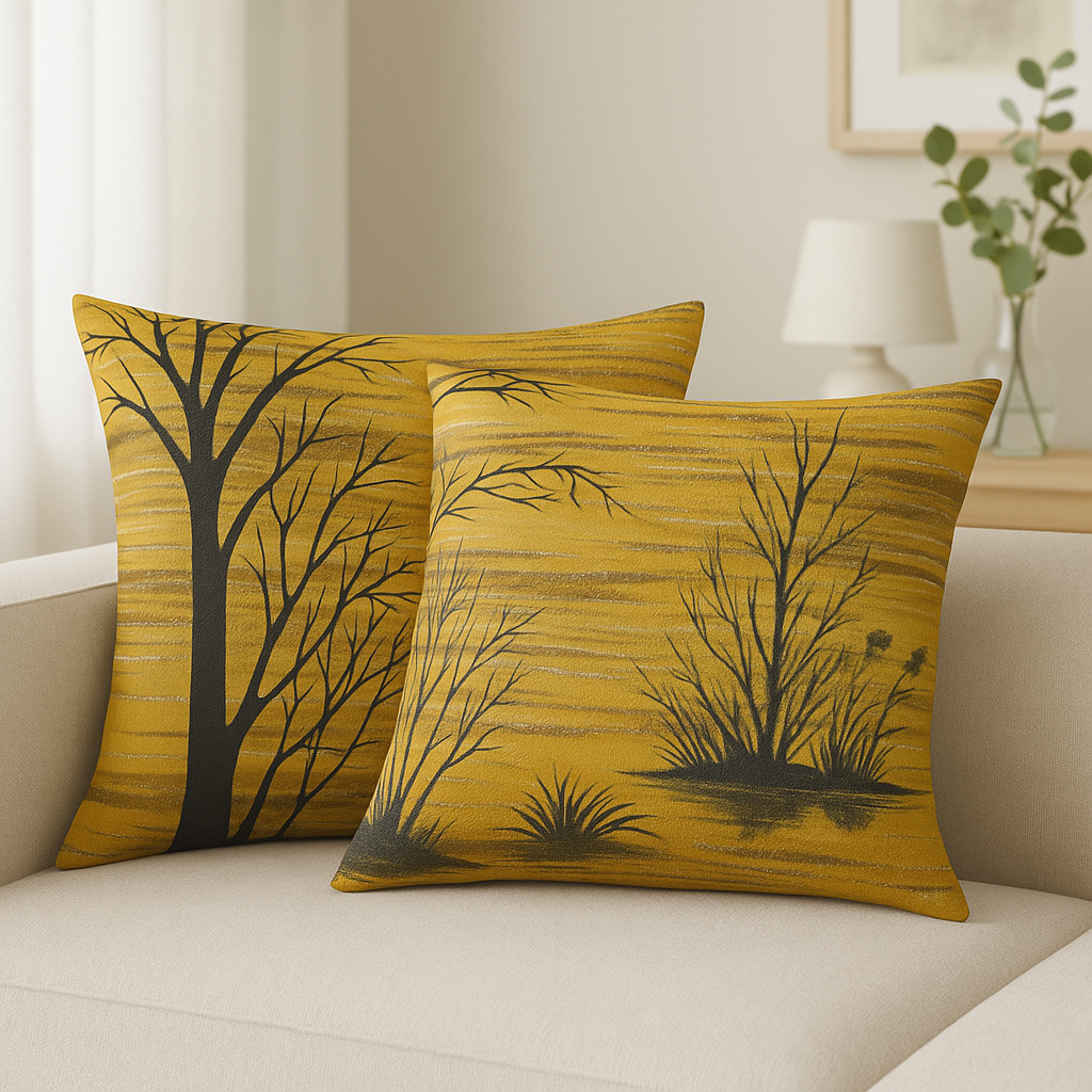 TOULON MONACO ETERNAL ZIGZAG CUSHION FABRICS