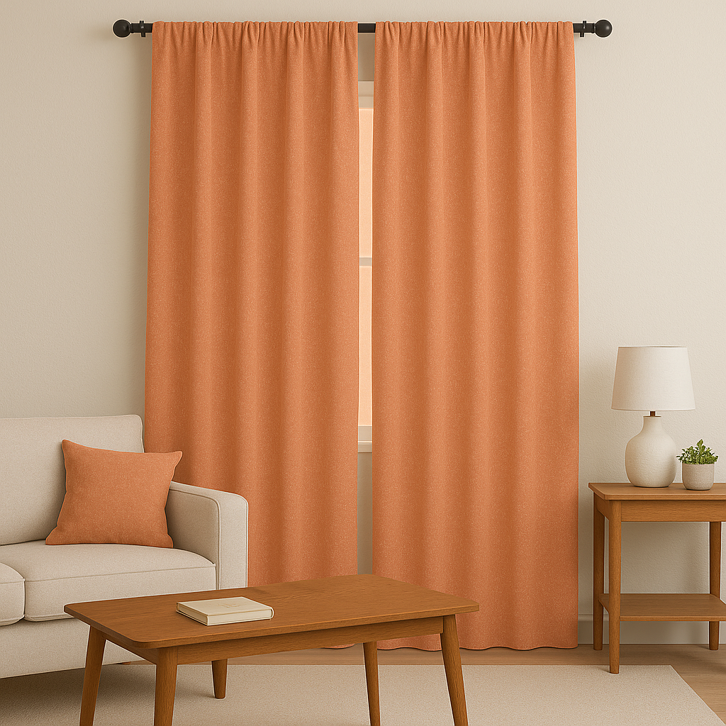 FRANKLIN JACQUARD TEXTURE POLYESTER MAIN CURTAIN FABRICS AE