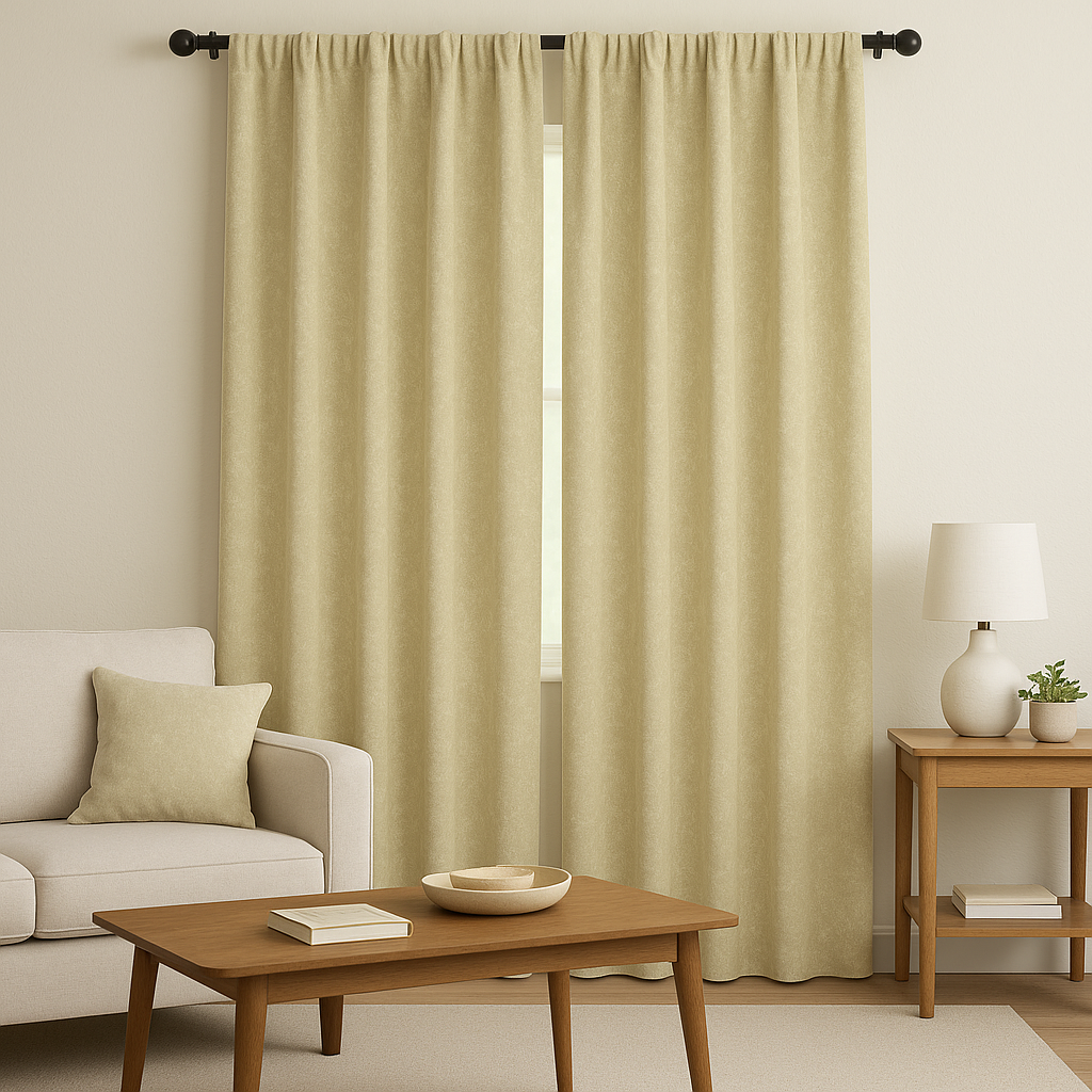 FRANKLIN JACQUARD TEXTURE POLYESTER MAIN CURTAIN FABRICS AI