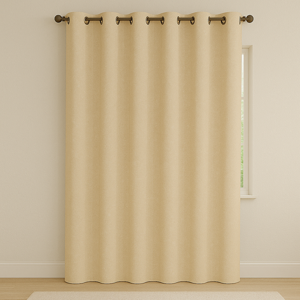 FRANKLIN JACQUARD TEXTURE POLYESTER MAIN CURTAIN FABRICS E