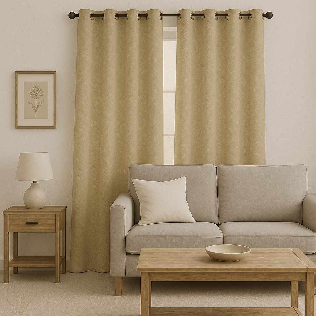 FRANKLIN JACQUARD TEXTURE POLYESTER MAIN CURTAIN FABRICS H