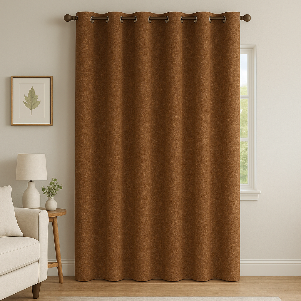 FRANKLIN JACQUARD TEXTURE POLYESTER MAIN CURTAIN FABRICS K