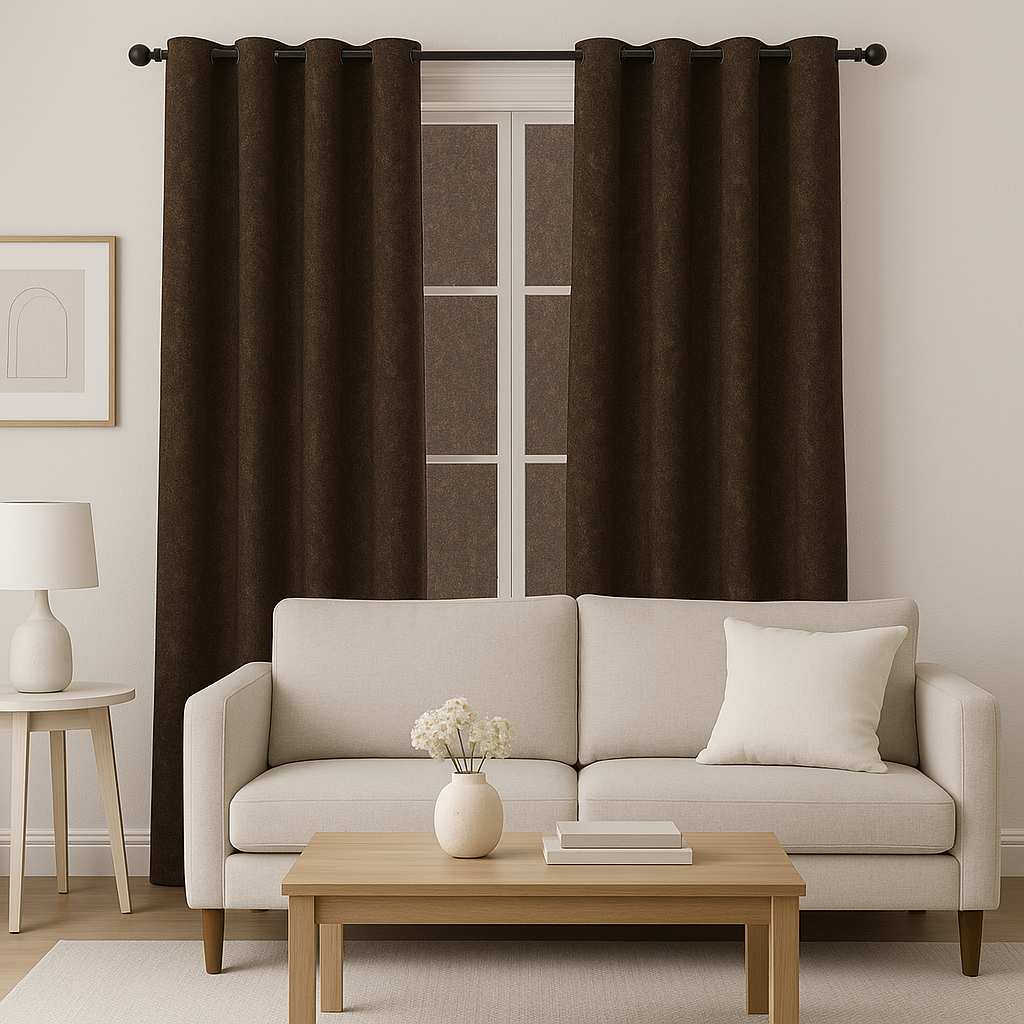 FRANKLIN JACQUARD TEXTURE POLYESTER MAIN CURTAIN FABRICS P