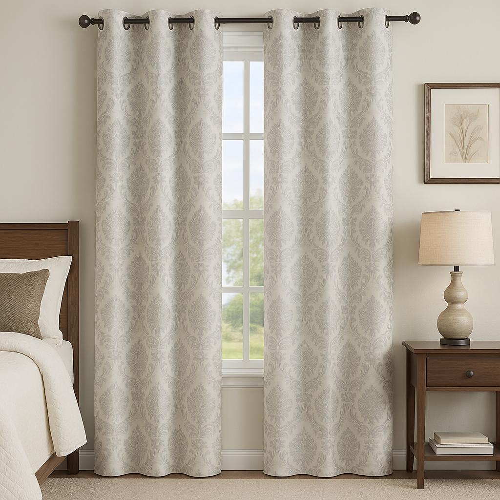 BELENO MOTIFS  901 EYELET READY CURTAIN LIVING ROOM & BEDROOM