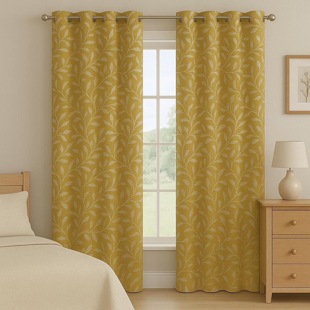 SWIFT LEAVES  905 EYELET READY CURTAIN LIVING ROOM & BEDROOM