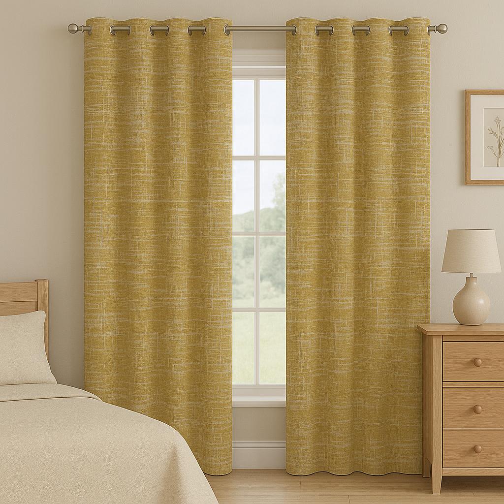 GLANZA TEXTURE 905 SM  EYELET READY CURTAIN