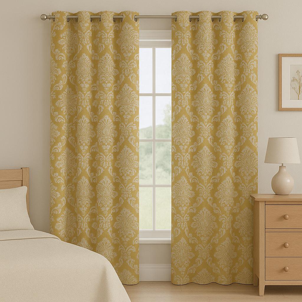 BELENO MOTIFS  905 EYELET READY CURTAIN LIVING ROOM & BEDROOM