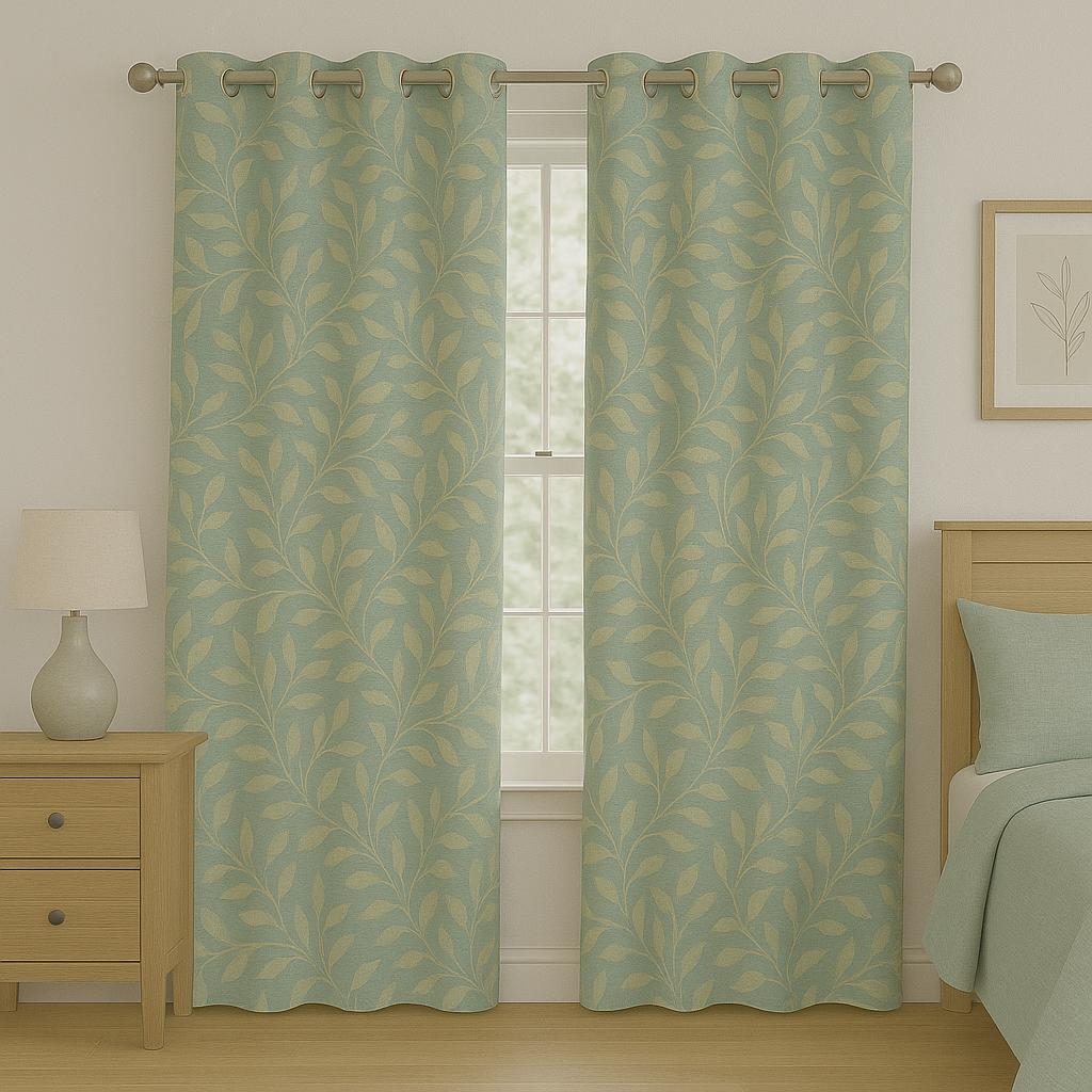 SWIFT LEAVES  908 EYELET READY CURTAIN LIVING ROOM & BEDROOM