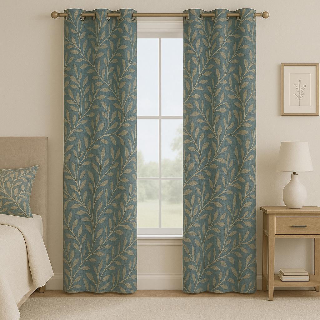 SWIFT LEAVES  909 EYELET READY CURTAIN LIVING ROOM & BEDROOM