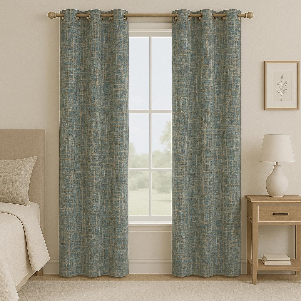 GLANZA TEXTURE 909 SM  EYELET READY CURTAIN