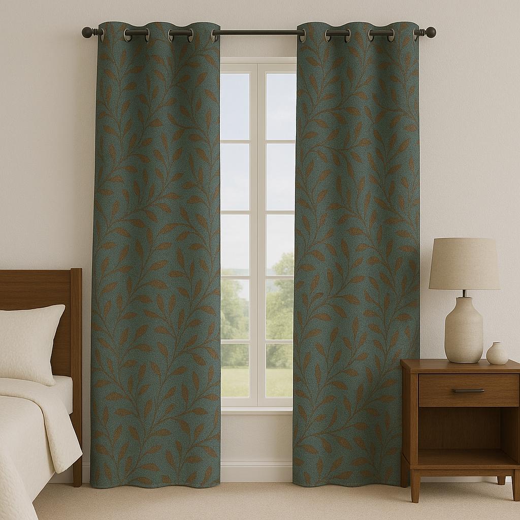 SWIFT LEAVES  910 EYELET READY CURTAIN LIVING ROOM & BEDROOM