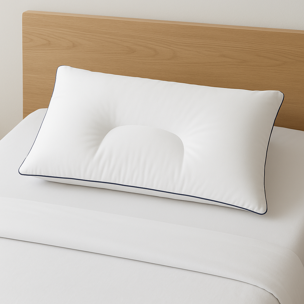 Sleep & Smiles Cervical Pillow – Ultra Soft Orthopedic Support (17x27 inches, White)
