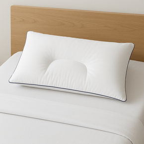 Sleep & Smiles Cervical Pillow – Ultra Soft Orthopedic Support (17x27 inches, White)