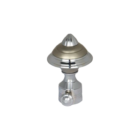 Swift Curtain Rod End Cap (Pair) – Modern Decorative Finial | Product Code: 27-FINSIH-MS