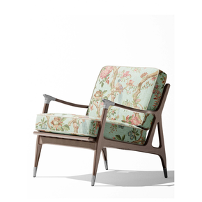 ENGLISH VILLA FLOWER PIGEON base blue CHAIRS FABRICS
