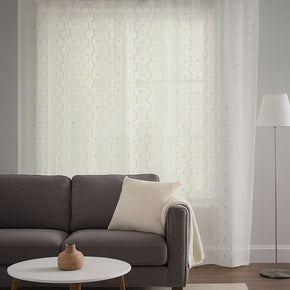 Oliver 49205  Sheer Curtain Fabric – 100% Polyester, Light & Elegant Drapery