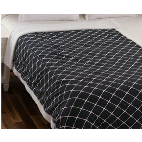Geo Single Size Sherpa Blanket