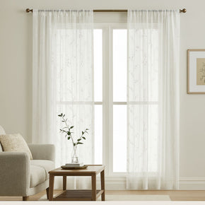 Oliver 49206  Sheer Curtain Fabric – 100% Polyester, Light & Elegant Drapery