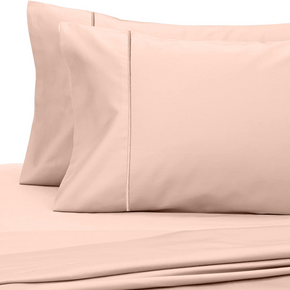 Oscar 100% cotton double bedsheet set : 400 114A Peachy keen SM