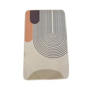 EKAVA Khaki Anti-Slip Doormat  Soft & Absorbent Floor Mat  45 × 75 cm -15