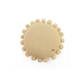 Pom Pom- Cushion cover Oat