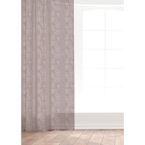 Aangan Floral Grate Sheer Fabric – Gustin Quality Polyester Curtain Material (137 cm Width) sr no 17