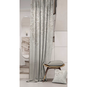 Milo Botanical Floral Printed Polyester Curtain PER  PANEL– Elegant Nature-Inspired Design