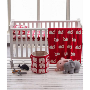 Elephant Cot Sheet & Pillow Set for Babies