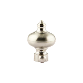 Brass Regal Curtain Rod End Cap (Pair) – Premium Decorative Finial | Product Code: 29 FINISH SS
