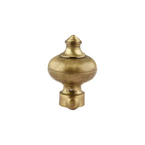 Brass Regal Curtain Rod End Cap (Pair) – Premium Decorative Finial | Product Code: 29 FINISH ANTIQUE