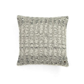 Cable Knit - Cushion cover  Dark Grey &amp; Natural 45cm X 45cm (18" x 18)