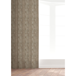Aangan Floral Grate Sheer Fabric – Gustin Quality Polyester Curtain Material (137 cm Width) sr no 27