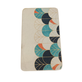 EKAVA Khaki Anti-Slip Doormat  Soft & Absorbent Floor Mat  45 × 75 cm -1